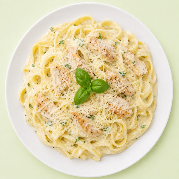 Fettuccine Pasta Chicken White Sauce