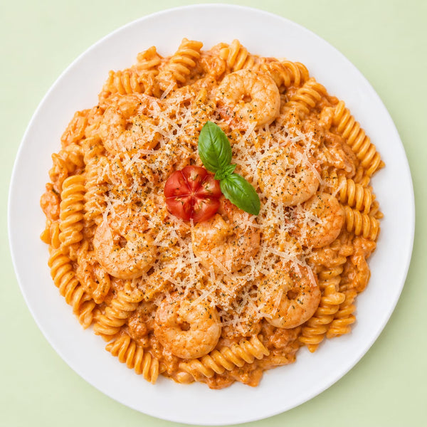 Shrimp Fusilli Pasta Pink Sauce
