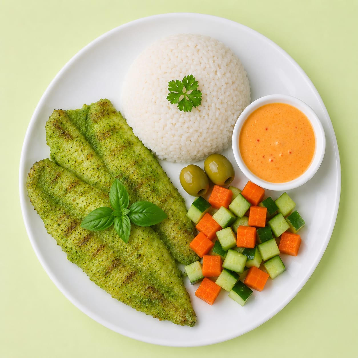 Grilled Fish With Pepper Sauce