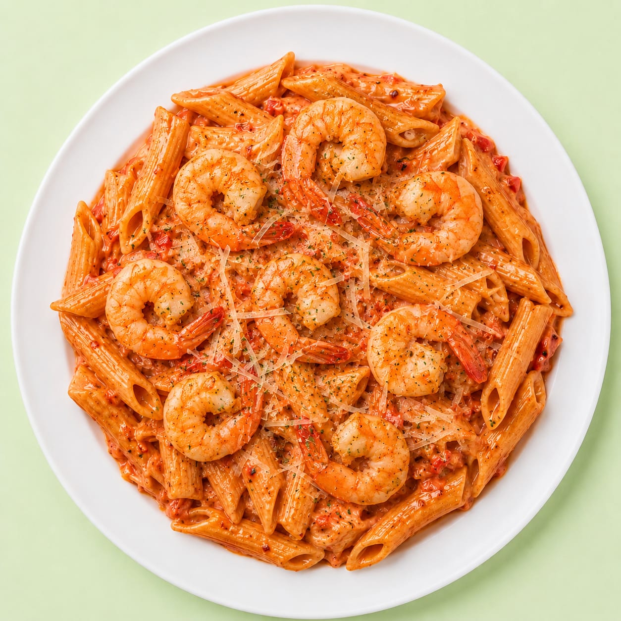 Shrimps Pink Sauce Pasta