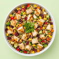 Quinoa & Seed Salad With Chicken