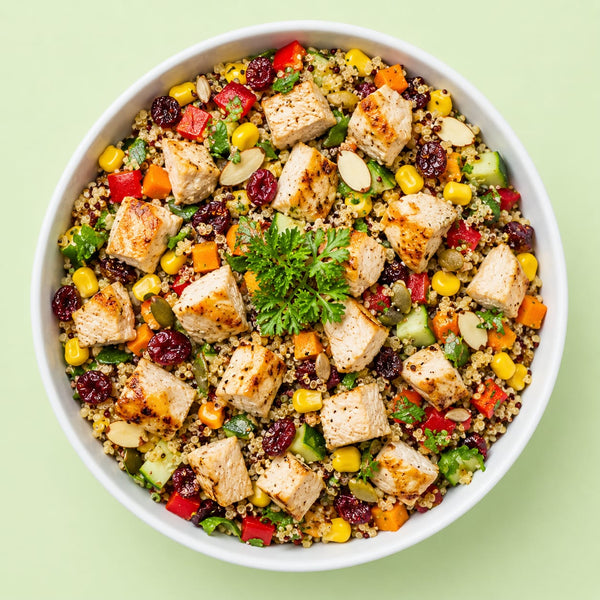 Quinoa & Seed Salad With Chicken