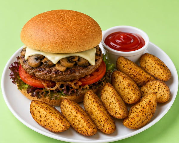 Beef Mushroom Burger