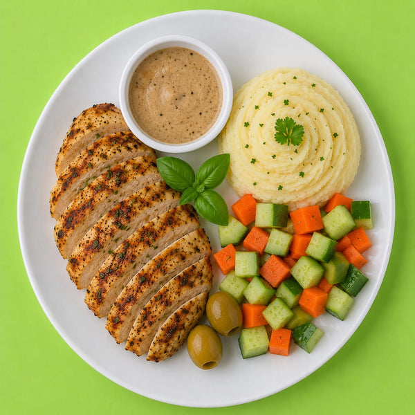 Grilled Chicken With Pepper Sauce