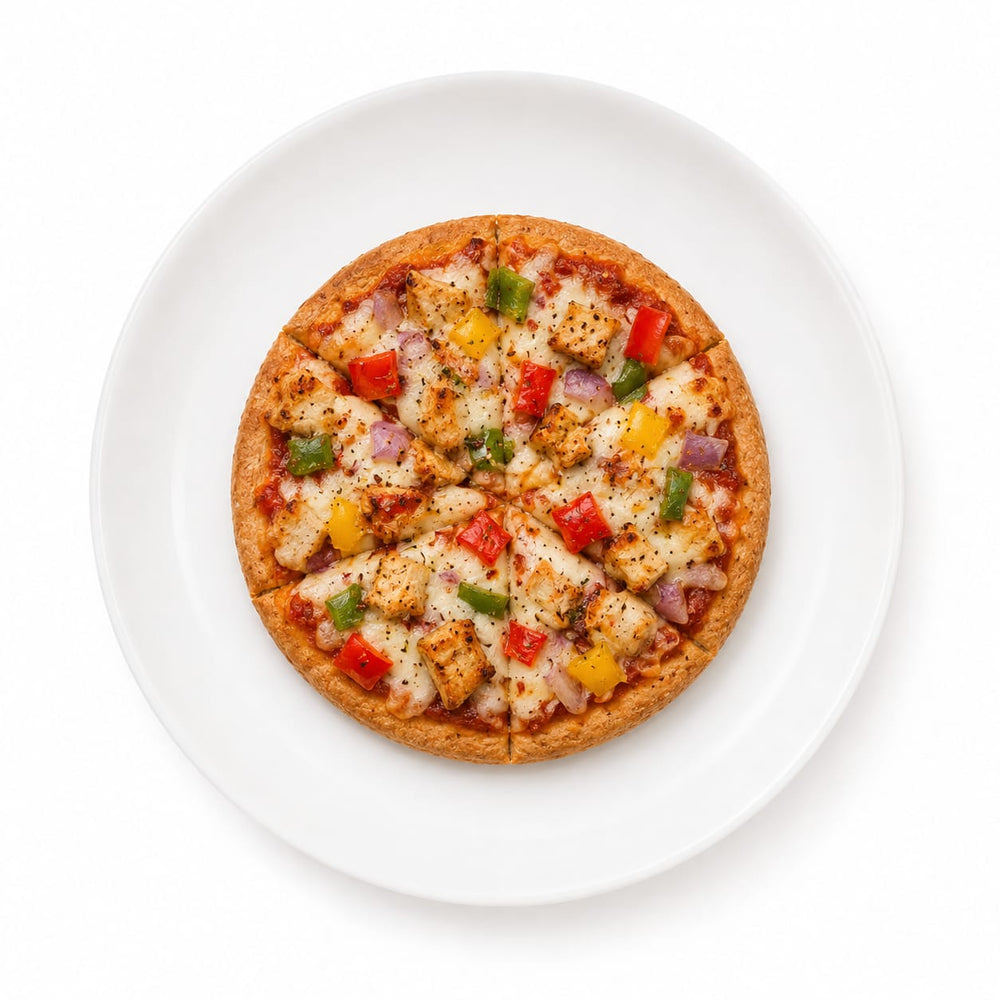 Whole Wheat Chicken & Veg Pizza
