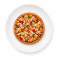 Whole Wheat Chicken & Veg Pizza